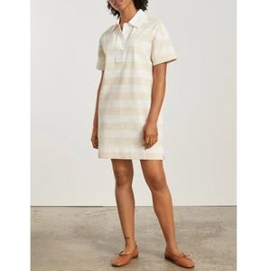 Everlane The Organic Cotton Polo Dress - Beech/Bone